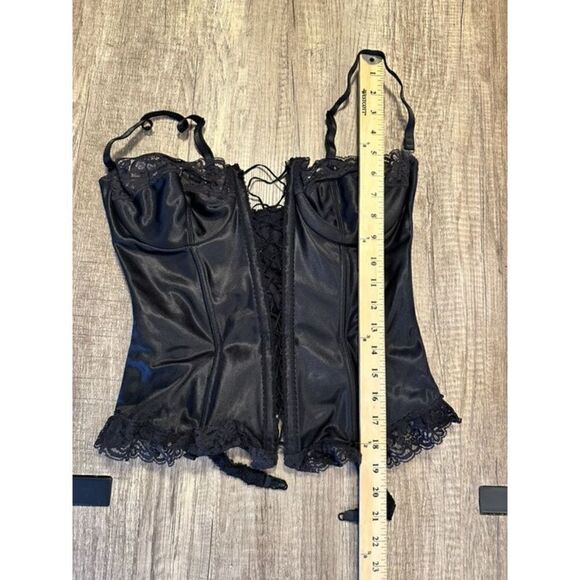 Gossard Vintage Cage Front Lace Trim Corset - Picture 9 of 12